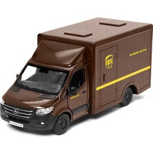 Die Grup Kinsmart - Mercedes-Benz Sprinter Ups Box Truck Edition 1:48 Ölçek, 12,7 Cm, Metal Döküm Model