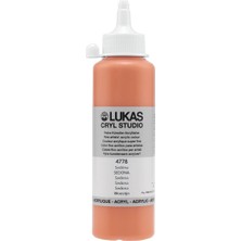 Die Grup Lukas Cryl Studio Artist Akrilik Boya, Sedona, 250 ml Şişe - Tuval Boyama Için Yüksek Pigmentli Akrilik Boyalar, Büyük Ölçekli Işler - Orta Viskozite, Su Karışımı, Hızlı Kuruma