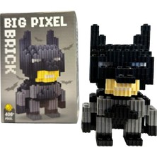 Die Grup Netavantaj Batman Tasarımlı Büyük Parçalı Blok Oyuncak Seti, 408 Parça, Big Pixel Brick