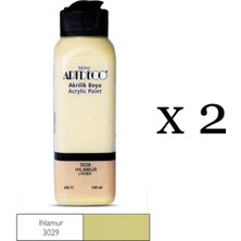 Die Grup Artdeco Akrilik Boya 140 Ml, 2'li Set, 3029 Ihlamur Rengi