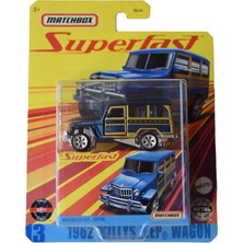 Die Grup Matchbox Superfast 1962 Willy's Wagon, Mavi