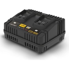 Die Grup Cat DXC152 18VOLT Li-Ion One For All Profesyonel Ikili Hızlı Akü Şarj Cihazı