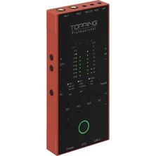 Die Grup Topping Professional M62 Pink | 4-Giriş 1-Çıkış 24-Bit/96 Khz Taşınabilir Usb-C Ses Kartı: Windows | Osx | Ios | Android Uyumlu (Tiktok, Instagram Gibi Uygulamalar Üzerinden Canlı Yayın)