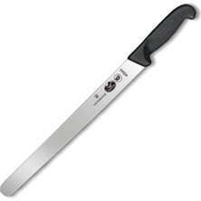 Die Grup Victorinox Fibrox Jambon Bıçağı, 30 Cm, Yuvarlak Bıçak, Paslanmaz, Paslanmaz Çelik, Bulaşık Makinesinde Yıkanabilir, Siyah