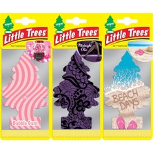 Die Grup Car Freshner Asma Koku Sakız-Gece-Plaj Karışık Set 3'lü