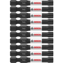 Die Grup Bosch ITT402B - 2 Inç Torx #40 Darbeli Sert Vidalama Güç Uçları - 10'lu Paket
