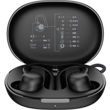 Die Grup Belkin Soundform Activefit Kablosuz Kulaklıklar, Dahili Mikrofon, Usb-C Hızlı Şarj, 36 Saat Pil Ömrü, IP54 Suya Dayanıklılık Siyah