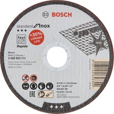Die Grup Bosch Professional Accessories Kesme Diski, Gri, 1 Adet