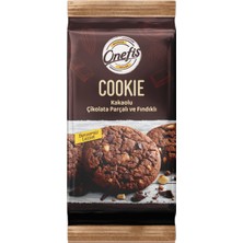 Onefis Kakaolu Çikolata Parçalı & Fındıklı Cookie 180 G - 7 Adet
