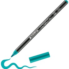 Esranın Dünyası Edding 4200 Fırça Uçlu Porselen Kalemi - Turkuaz - 1 Kalem - Fırça Ucu 1-4 mm