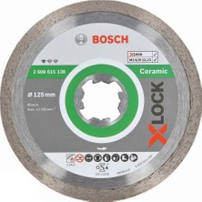 Die Grup Bosch Professional Elmas Kesme Diski, Standart (Seramik, X-Lock, Delik Çapı: 22,23 Mm), 2608615138