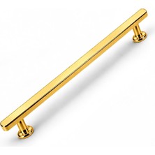 Die Grup Ceylan Altın Gold Çekmece Kulp 224 mm Dolap Kitaplık Vestiyer Mutfak Mobilya Kapak Kulpu Kulbu