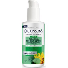 Die Grup Dickinson's Orijinal Witch Hazel Clearing Toner + Okaliptüslü Serum |%100 Doğal Damıtılmış Cadı Fındığı | Alkolsüz | Cilt Temizleyici ve Tonları | Gözenekleri Açar | 4 Fl Oz