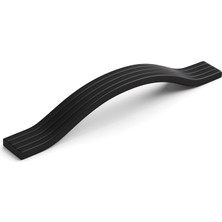 Die Grup Akasya Siyah Metal Kulp 128 mm Modern Mobilya Çekmece Kolu Mutfak Dolabı ve Kapak Kulpları Dayanıklı