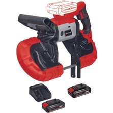 Die Grup Einhell Te-Mb 18/127 Li 2X2.5AH Akülü Yassı Metal Kesme Şerit Testere