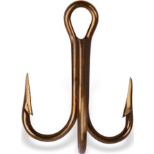 Die Grup Mustad 3551 Classic Treble Standart Kalınlık Kanca ("li Paket) Size 9/0 Kahverengi