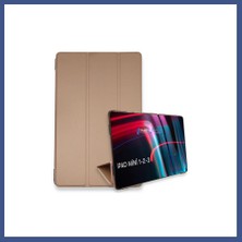 Bezos iPad Mini 3 Kılıf Tablet Smart Kılıf - Rose Gold Vdbz