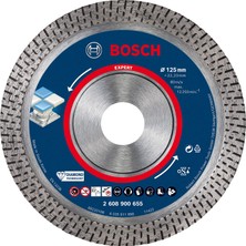 Die Grup Bosch 1x Expert Hardceramic Elmas Kesme Diskleri (Sert Fayanslar, Sert Taş, Ø 125 Mm, Aksesuar Küçük Avuç Taşlama Makinesi)