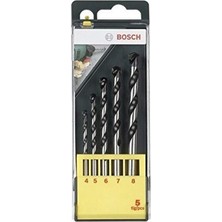 Esranın Dünyası Bosch 5-Parçalı Beton Matkabı-Set, Ø 4 – 8 Mm, 2607019445