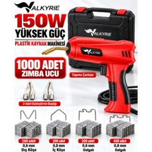 Valkyrie 150W Plastik Kaynak Makinesi 1000 Zımba Uçlu Çantalı Tamir Seti Düzleştirme Başlıklı