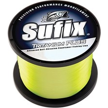 Die Grup Sufix Tritanium Plus 1/4lb Makara Boyutu Olta (Chartreuse, 17 Lbs)