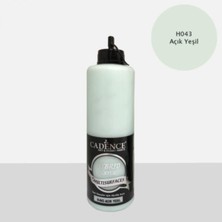 Die Grup Cadence Hybrid Akrilik Boya Multisurfaces, 500 Ml, H-043 Açık Yeşil