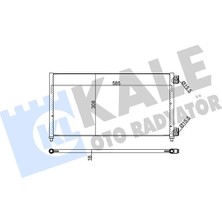 Die Grup Kale Klima Radyatörü Kondenser Kurutuculu Al/al Fiat Doblo 1.3 Jtd 0, 1.9 Jtd 01, Idea 04, Punto 03, Lancia Kal 378200