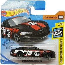 Die Grup Hot Wheels - 2018 Ford Mustang Gt - Hw Speed Graphics 2/10 - GHF98 - Kısa Kart - Borla - Mattel 2020
