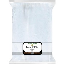 Die Grup Zencefil Organik Beyaz Kil 500 Gr. Toz Kil Orijinal Ürün Beyaz Kil Katkısız 0,5 Kg.