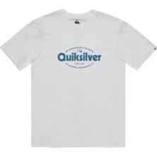 Mythriva Quiksilver Erkek Ev Shape All Day Ss Tişört, Beyaz, Xs