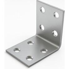 Die Grup Dayanıklı Metal L Demir Köşebent 30X40X40 mm 50 Adet Mobilya Duvar Köşe Sabitleme Gönye Aparatı