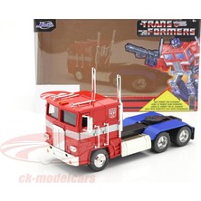 Mythriva Jada, 253115005, Transformers G1 Optimus Prime, Araç Olarak 1:24 Ölçekli, 1. Nesil Tasarımlı, Die-Cast (Metal)