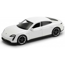 Die Grup Welly Porsche Taycan Turbo S 1:32 Ölçek Diecast Metal Çek Bırak Araba