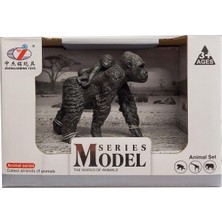 Mythriva Calimera Toys Hayvan Figürleri Oyuncak Goril Yavrusunu Taşıyan
