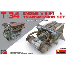 Die Grup Miniart 35205 – Modellbauzubehoer T-34 Engine ve Iletim Set