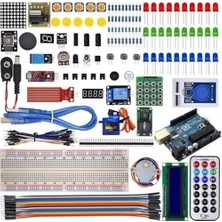 Mythriva Arduino Uyumlu Set 168 Parça Uno R3 Robotik Kodlama Profesyonel Rfid Süper Başlangıç Proje Eğitim Seti