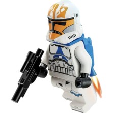 Mythriva LEGO Star Wars - Clone Trooper, 501ST Legion, 332ND Company + Blue Jet Pack Orijinal Minifigür 5702017413321