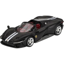 Mythriva Daytona Sp3 Mat Siyah Beyaz Çizgili ve Kırmızı Iç Kısım 1/64 Döküm Model Araba Bbr BBRFER64021'DEN