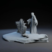 Mythriva Hivhestın Galaktik Kapı Nöbeti: Obi-Wan Kenobi 3D Baskı Diorama