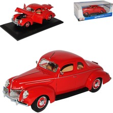 Mythriva Her Şey Için Meine. De Gmbh Ford Deluxe 1939 Kırmızı Coupe 1/18 Maisto Model Araba Ya Da Plakasız Mit Wunschkennzeichen