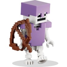 Mythriva LEGO Minecraft 86 - Skeleton Mor Zırhlı Orijinal Minifigür