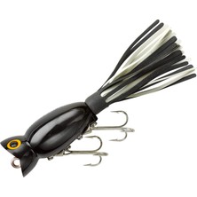 Mythriva Arbogast Hula Popper Topwater Balıkçılık Yemi, Siyah, G760 (2", 3/8 Oz)