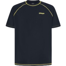Mythriva Oakley Erkek Standart Parmak Izi Rashguard, Siyah, S