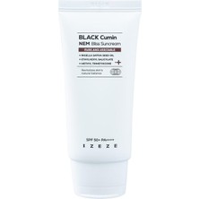 Şanal Izeze Black Cumin Nem Bliss Güneş Kremi, 50ML | SPF50+ Pa++++ Nemlendirici, Yatıştırıcı Uv Koruyucu