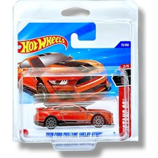 Mythriva Hot Wheels - 2020 Ford Mustang Shelby GT500 - Mustang 60. 2/5 - JBB16 - Short Card - Turuncu - Mattel 2025-1:64