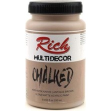 Mythriva Rich Multi Decor Chalked Akrilik 250ML N:4582 Antik Kahve