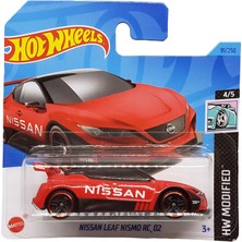 Mythriva Hot Wheels - Nissan Leaf Nismo RC_02 - Hw Modified 4/5 - HKH86 - Short Card - Kırmızı - Mattel 2023