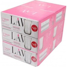Mythriva Lav Klasik Çay Bardağı 72 Adet Bardak (12'li 6 Paket)