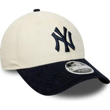 Die Grup New Era 9forty Twotone Yankees Corduroy Capera Kadın/erkek - Pamuk Şapka Beyzbol Tepesi Dört Mevsim Ilkbahar Yaz Sonbahar Kış, Açık Bej, One Size