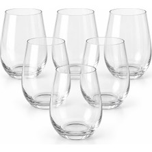 Mythriva Deconox 6 Adet Borosilikat Cam Bardak 6'lı Set 500 ml Su ve Meşrubat Bardağı, Kokteyl Bardağı
